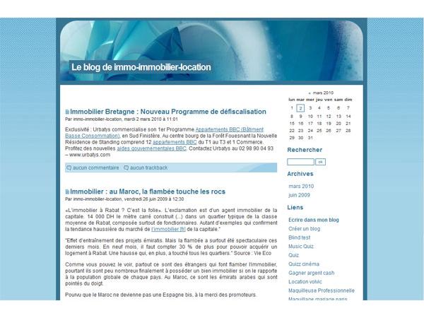Blog immobilier